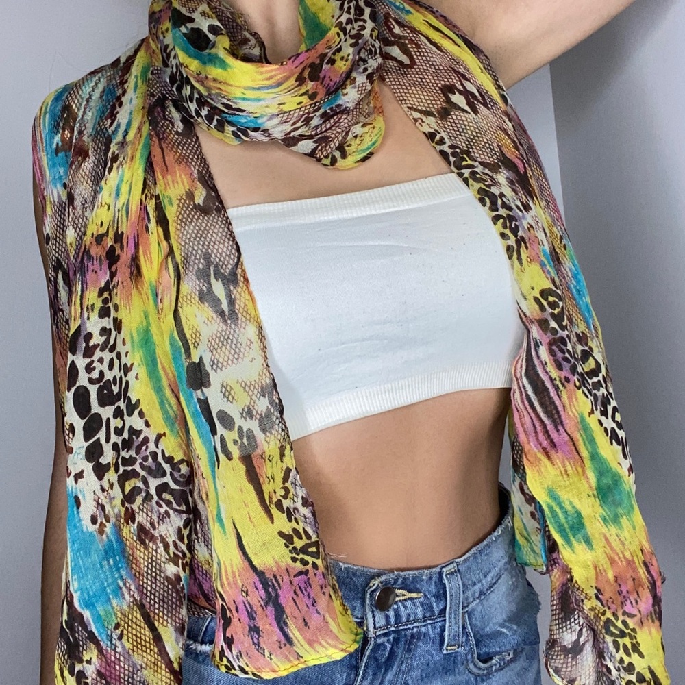 Animal Printed multi-color Scarf
